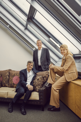 v.l. Georg, Christoph, Claudia Wellendorff; Wellendorff Schmuckmanufaktur 